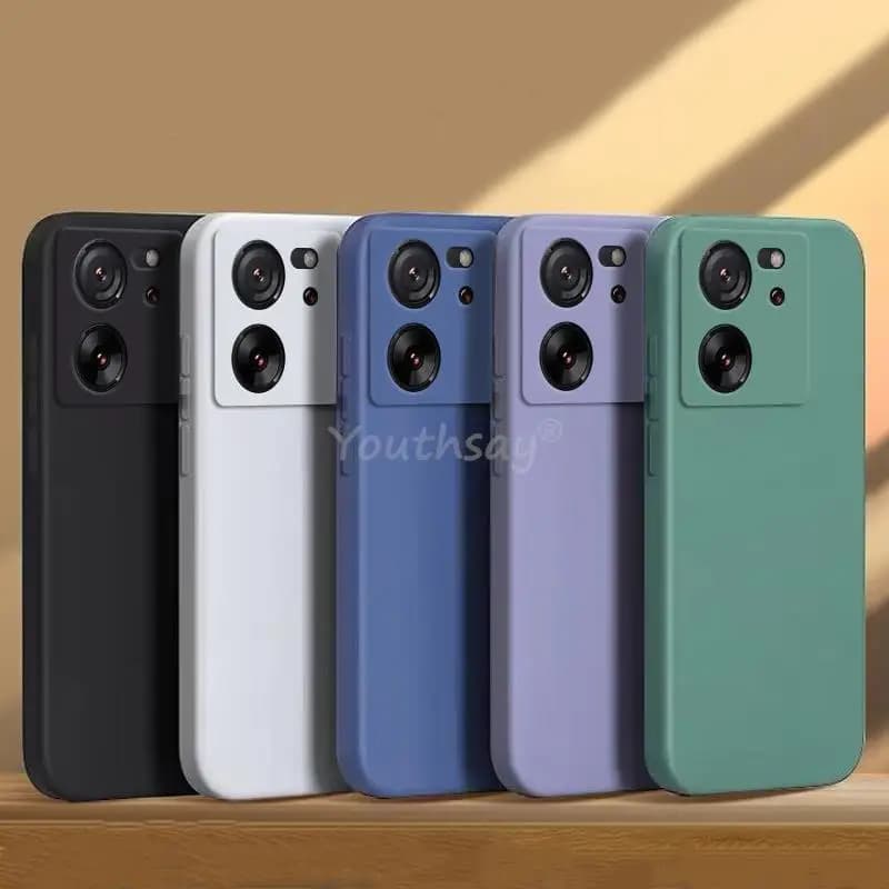 For Xiaomi 13T Pro Case Xiaomi 13T Pro Cover Silicone Plain TPU Capa Protector For Xiaomi 13T 12T Pro 12 Lite 12X 12S Pro Case