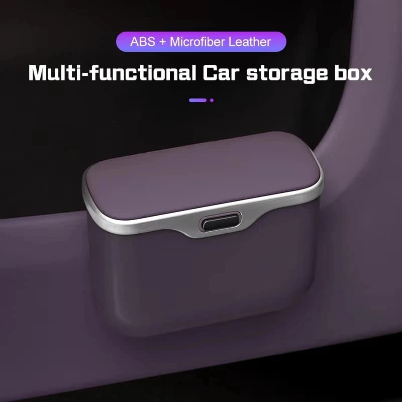 Car Trash Can Car Garbage Bin Door Side Seat Back Hanging Storage Box For SUV Sedan Hatchback Wagon MPV