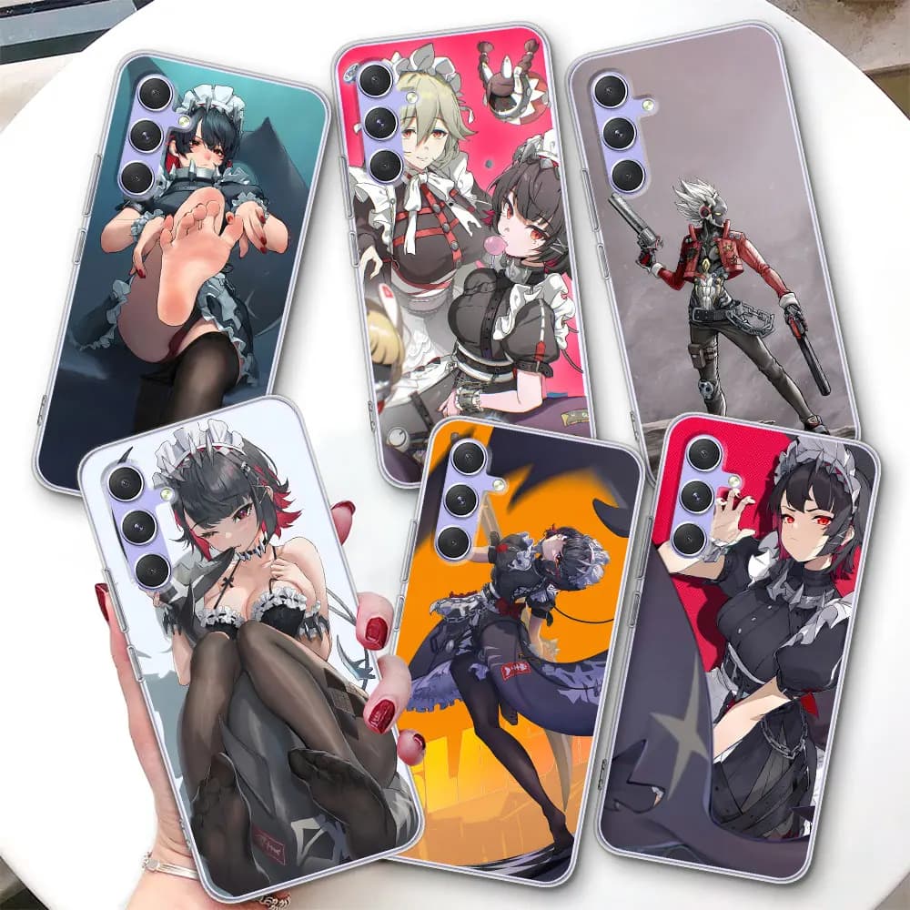 Ellen Joe Zenless Zone Zero Case for Samsung Galaxy A57 A15 A16 A17 A54 A14 A22 A51 A53 A12 A13 A23 Transparent TPU Phone Cover