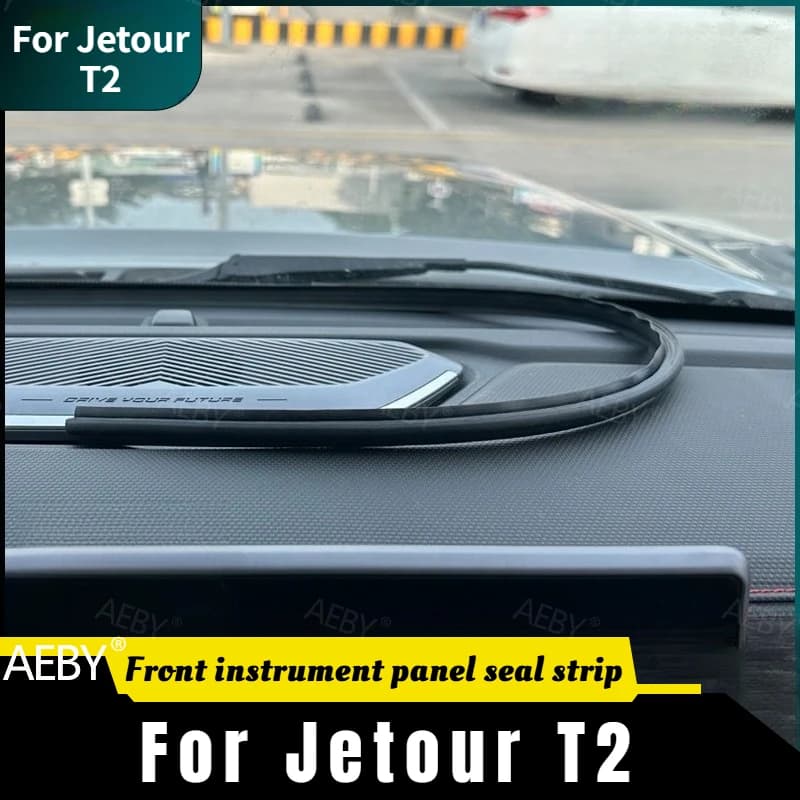 For Jetour T2 Car dashboard seal silicone,gap filler strip,Soundproof, waterproof and dustproof,Front instrument panel caulking