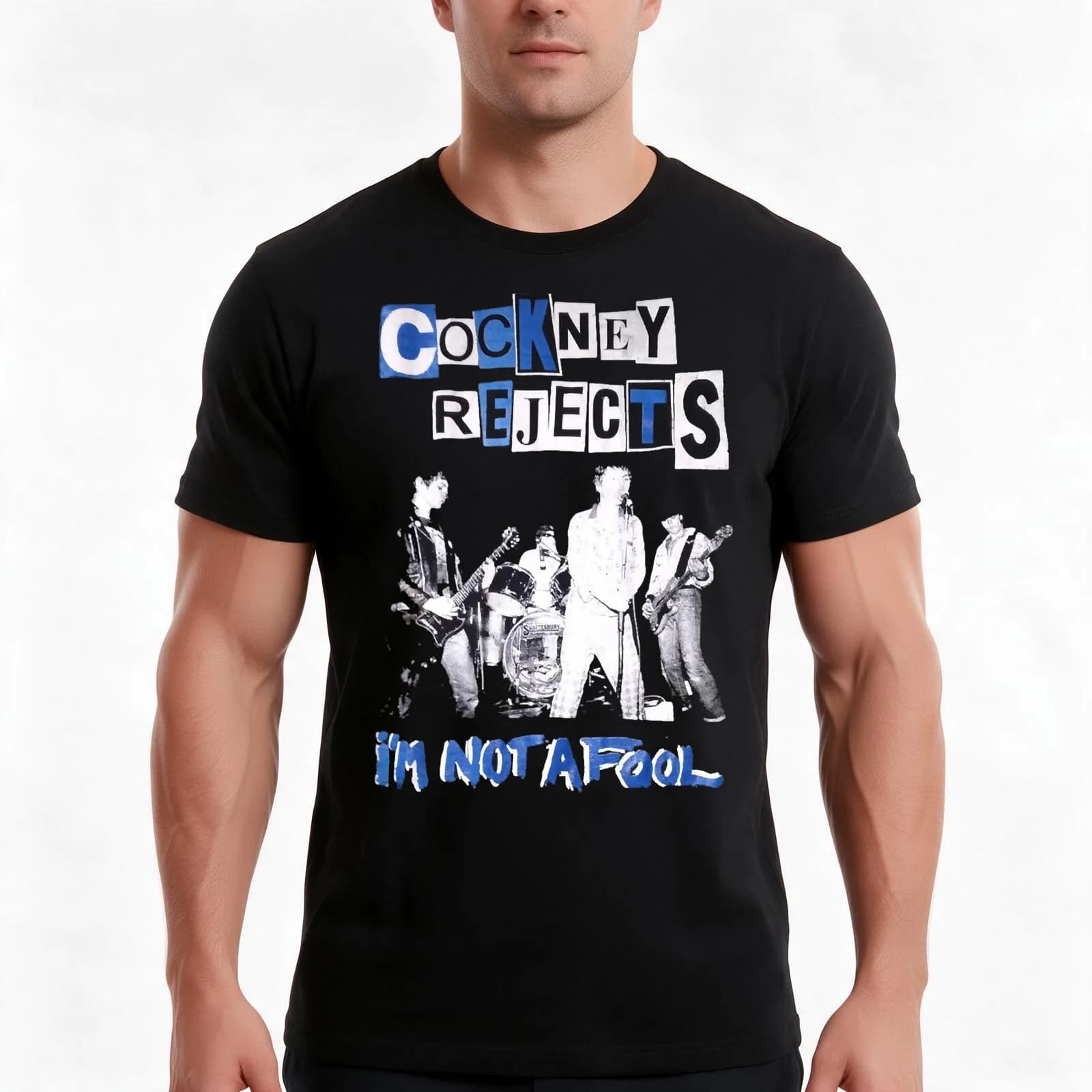 COCKNEY REJECTS - MUSIC T-Shirt, Summer Casual Cotton Tee, Oversized Streetwear Tops, Vintage Graphic Print, Unisex Men Women