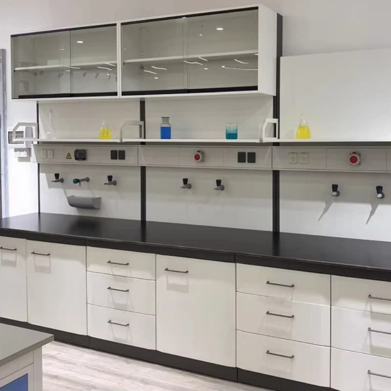 Steel Testing Laboratory Bench School Laboratory Furniture