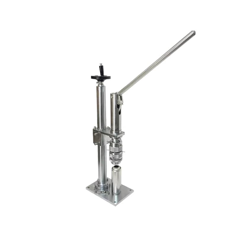Manual aerosol sealing and capping machine, rust removal and self-painting capping machine