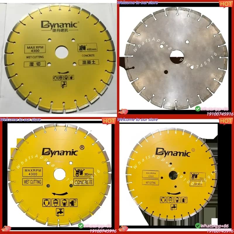 CE Certificate Grade 350 mm Welded Diamond Saw Blade 300-400 Concrete Marble Asphalt Wet Dry Cutting for