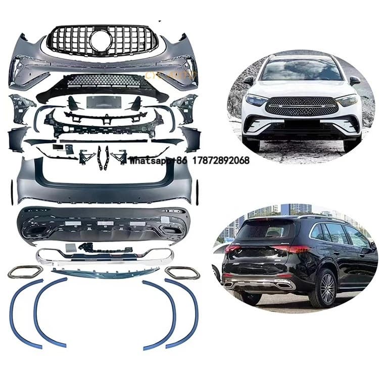 New GLC Style Bodykit Front/Rear Bumpers & Wheel Arch for GLC X254 2024+
