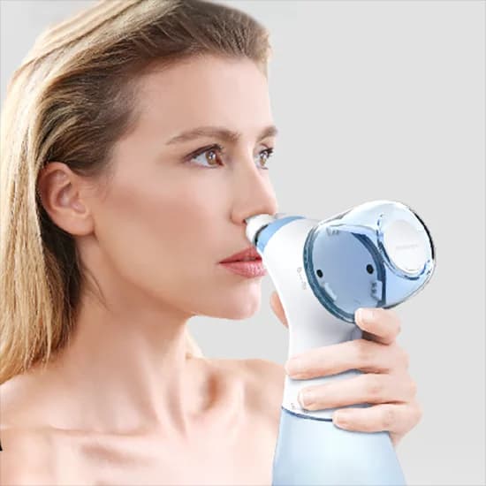 Electric Nasal Irrigator - Double Rinse Speed Normal Saline Nasal Cleaner for Daily Nasal Care