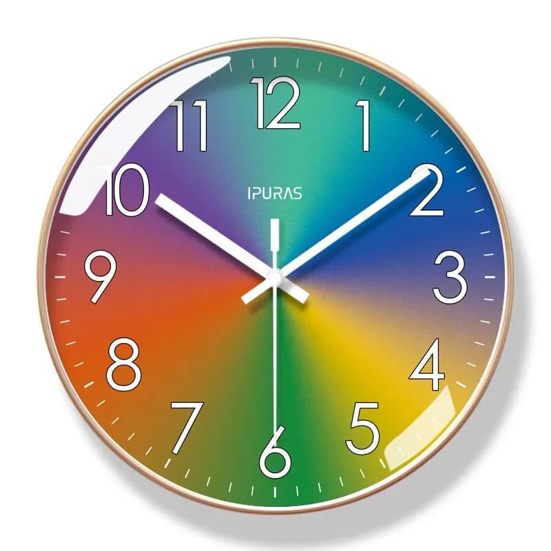 Modern Design Light Luxury Wall Clocks Simple Personality Nordic Fashion Wall Clock Silent Sweep Second Quartz Clock Home Decor