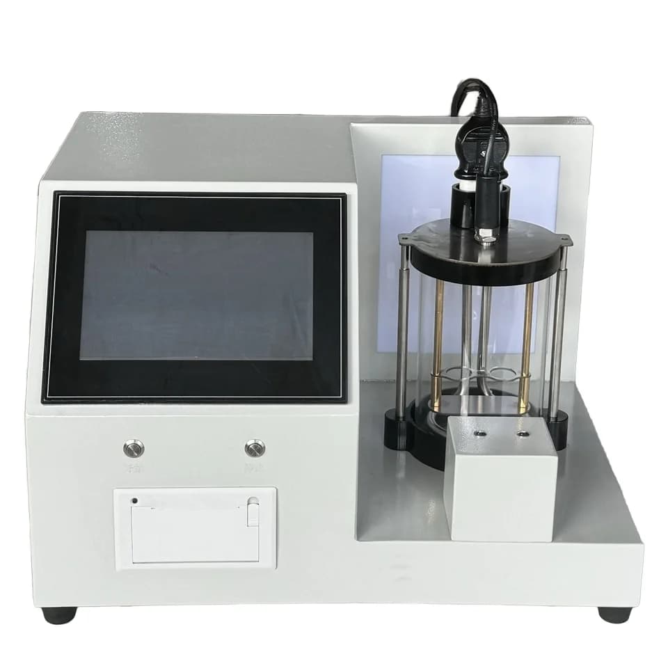 Electronic Asphalt Softening Point Tester High Precision Brass Material 220V ASTM Standard Heat Lab Measurements