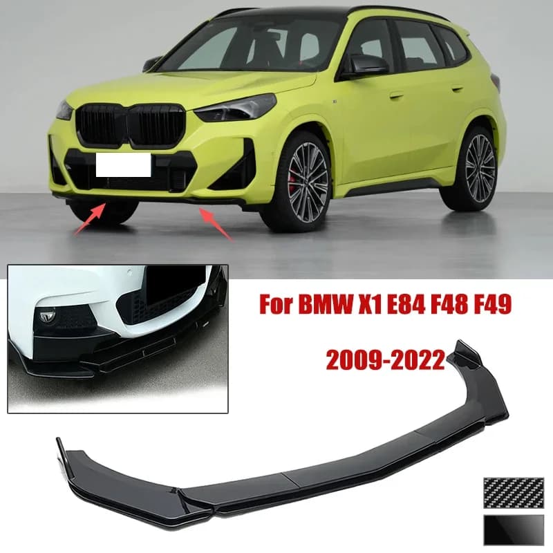 5pcs Front Bumper Shovel For BMW X1 E84 F48 F49 2009-2022 Spoiler Front Bumper Deflector Anti Scratch Protection Device