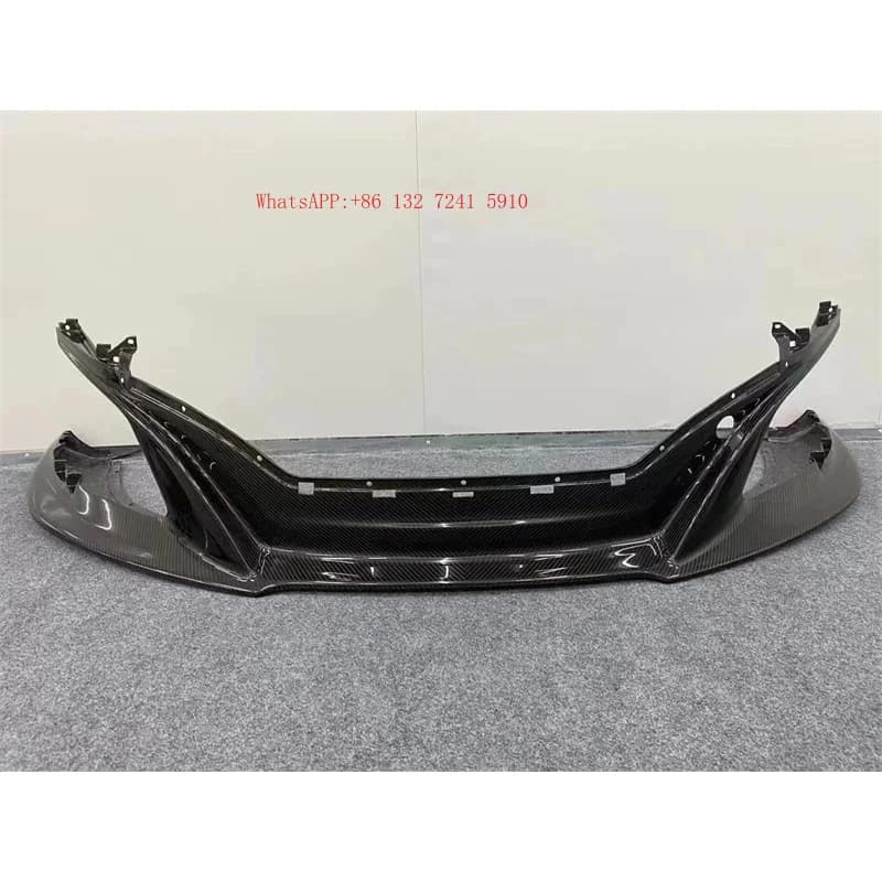 High Quality Carbon Fiber Style Front Bumper   Front Lip
