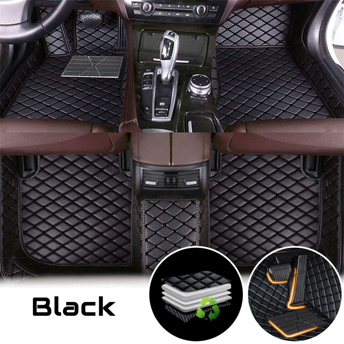 Car Floor Mats For DFSK Fengon 5 Glory iX5 F5 2018–2025 Anti-dirty Pads Floor Carpet Foot Covers Auto Car Accessories