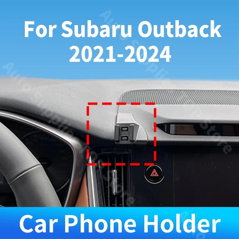 For Subaru Outback 2021-2024 Car Phone Holder Special Fixed Bracket Gravity 360 Rotation For Car Auto Interior Accessories