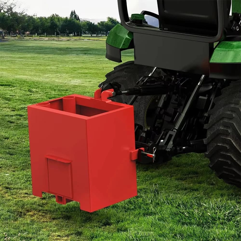Wholesale Loading 5.3 Cu.ft. Tractor Ballast Box 3 Point Hitches Category 1 Ballast Box with 2" Receiver
