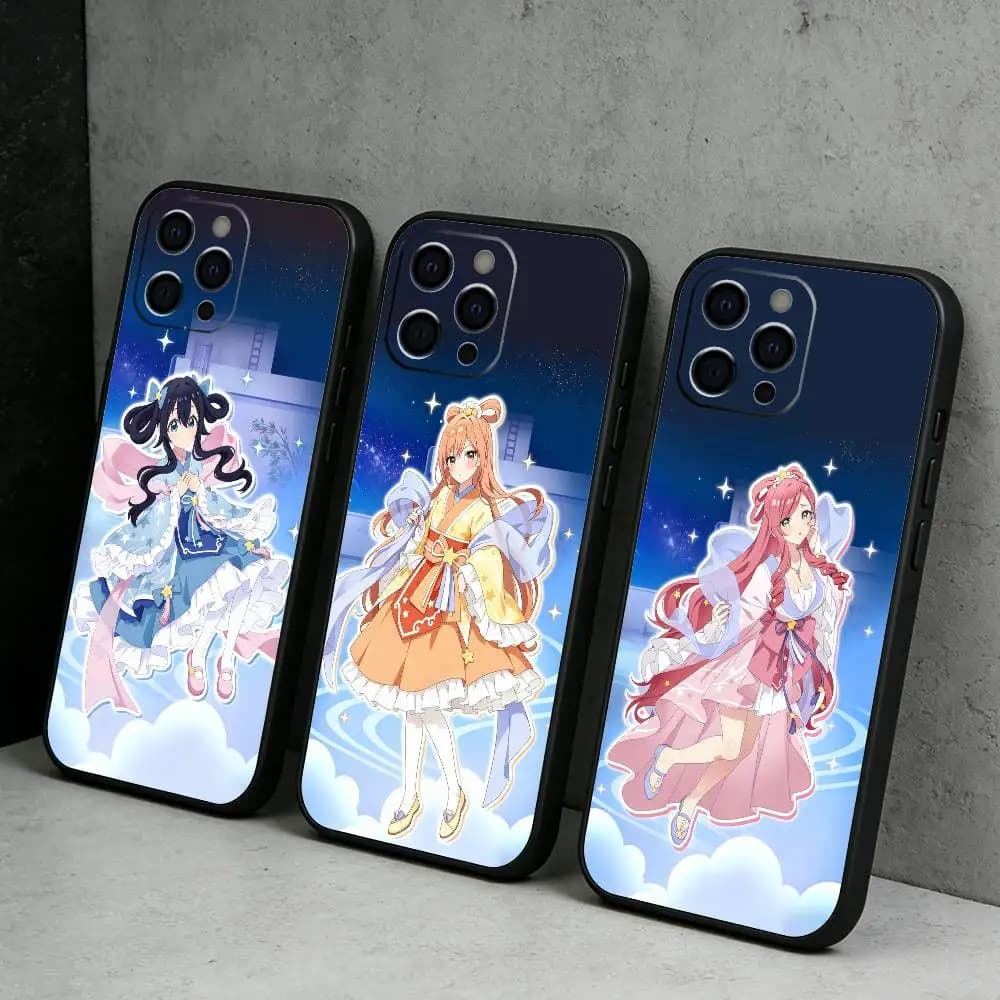 H-Hakari 100-GF Anime The-100 Girlfriends Phone Case For iPhone17,16,15,14,13,12 Plus,Max Soft Silicone Black Cover