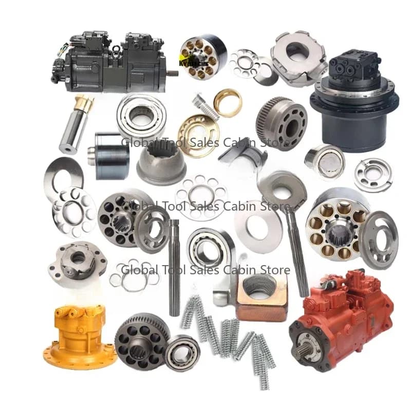 Excavator piston hydraulic main pump parts