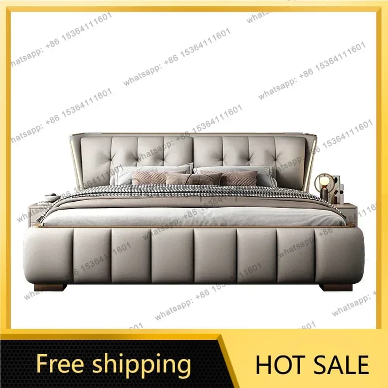FG Dorm Room Essential Complete Bedroom Furniture Frames And Bed Bases 180x200cm Furniture Home Double Bed Full Marriage Bedroom
