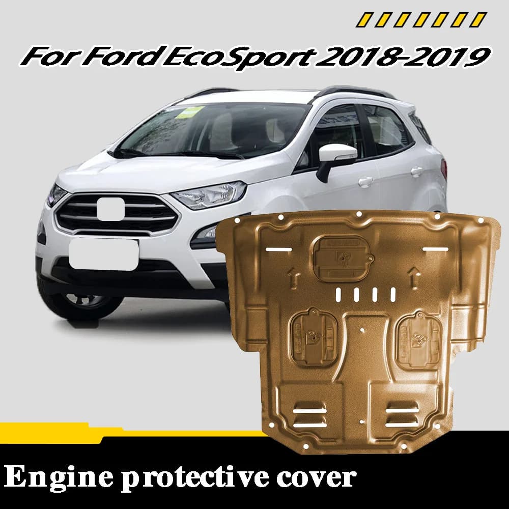 Vehicle - Specific Splash - Proof Durable Sturdy Engine Undercover And Lower Mudguard For Ford EcoSport 2018-2019 1.5L 2.0L