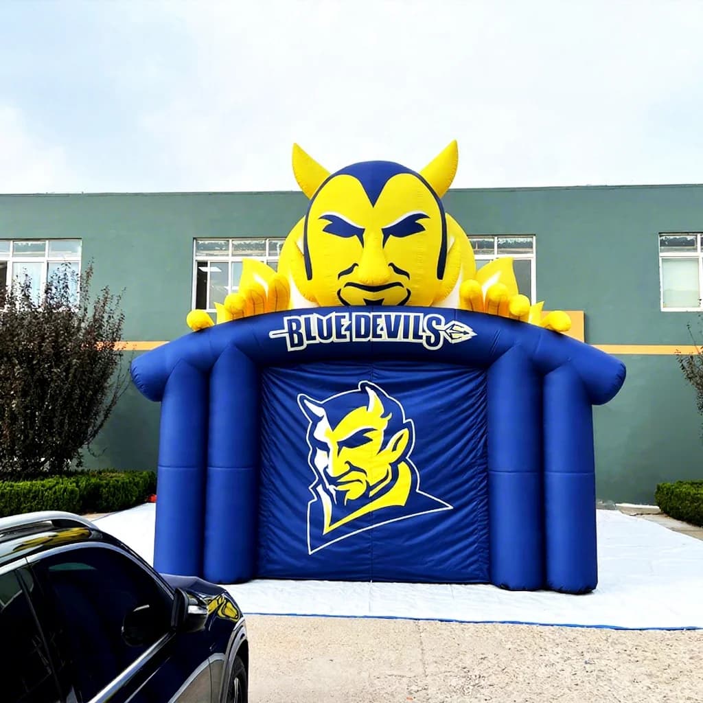 Factory Price Customized Giant Inflatable Sports Tunnel Outdoor Events Lion Inflatable Entrance Tunnel