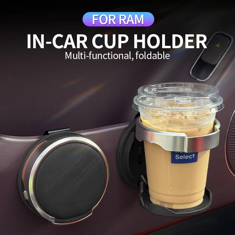 Suitable for Ram 2009-2026 1500 DS Classic DT 2500 4500/5500 ProMaster 1200/Dakota Vehicle Multi-Function Door Cup Holder