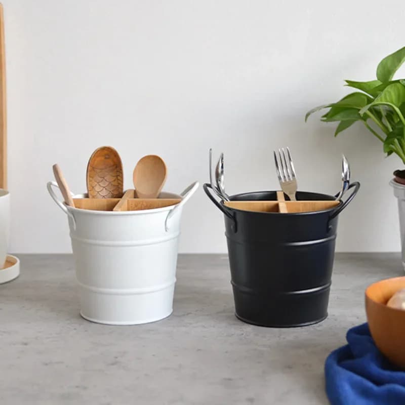 Household with separate drain chopstick cartridge Multifunctional plastic chopstick cage Storage box