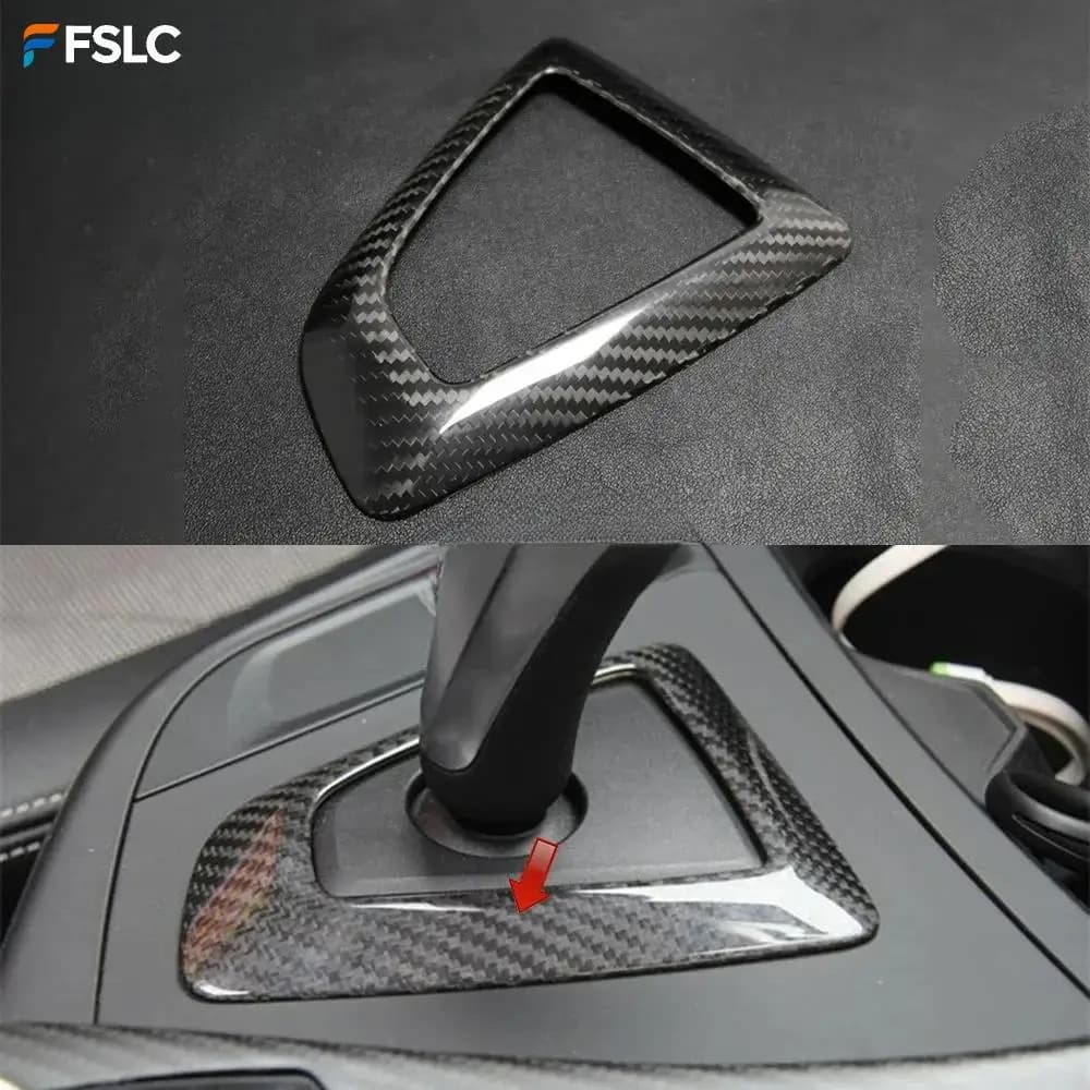 ⭐Genuine⭐ LHD RHD Carbon Fiber For BMW 1 2 3 4 Series F20 F22 F23 F30 F31 F34 F32 F33 Car Console Gear Shift Panel Cover Trim