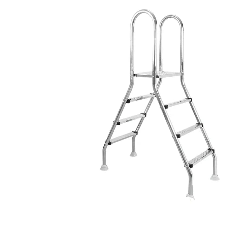 YJQ swimming pool double-sided escalator stainless steel handrail ladder non-slip sewer staircase bracket ladder