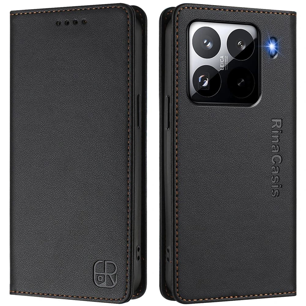 For Xiaomi 15 Ultra 5G Luxury Case Magnetic Leather Book Funda For Xiaomi 15T 14T 13T 12T 11T 14 Pro Flip Cover Mi 11 Lite Etui