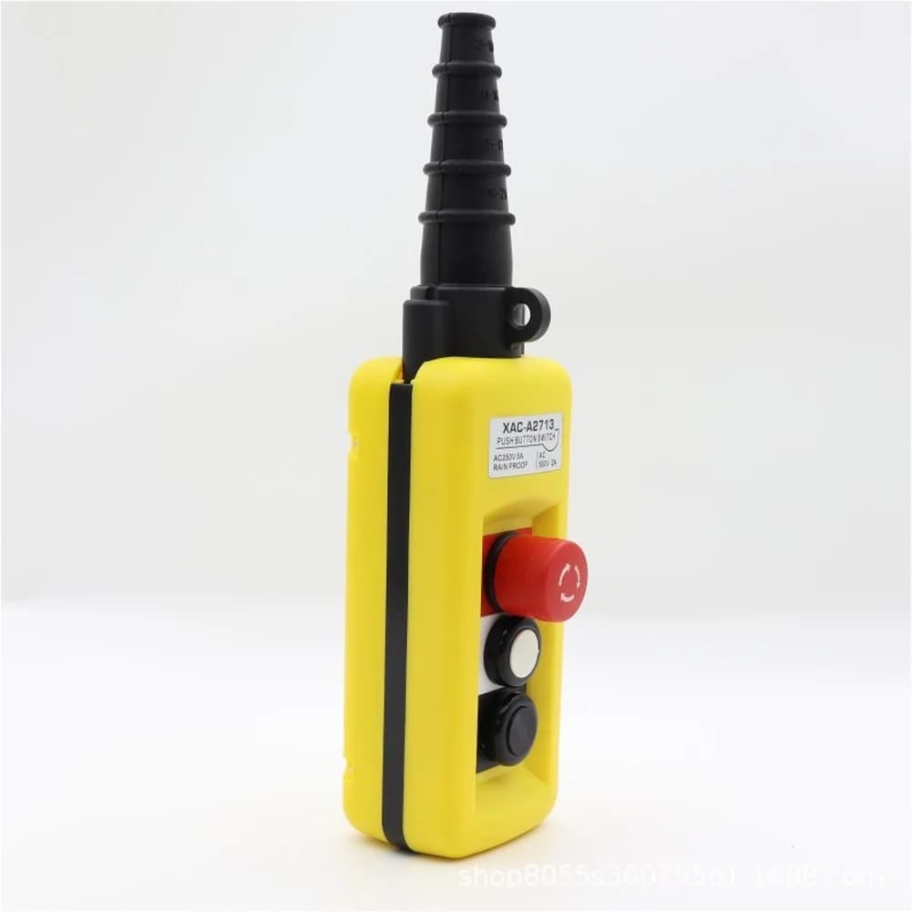 Push Button Control Switch A2713 for Electric Hoists Single Operation Compatible with For Crane Remote Systems