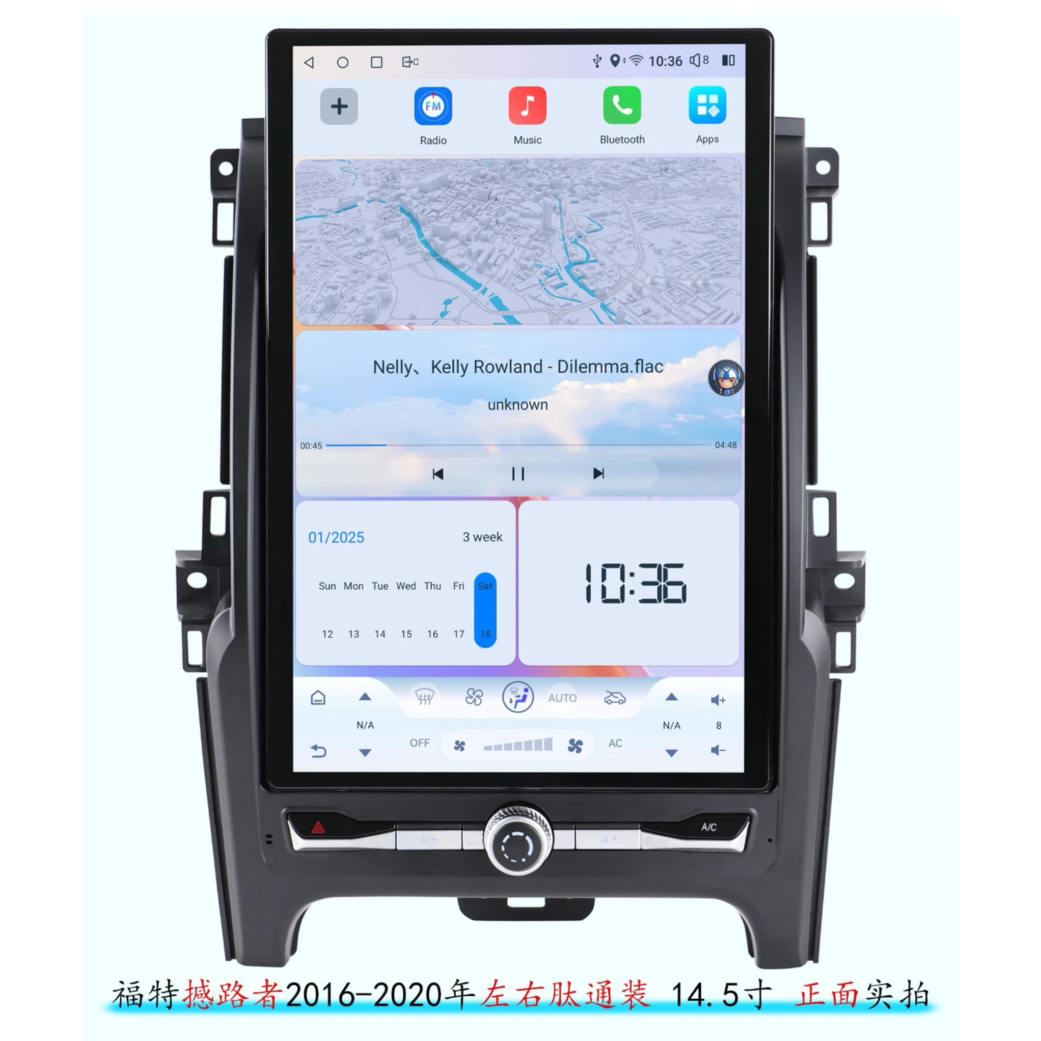 Everest Ranger 2016-2020 Android Screen Multimedia Player Wireless CarPlay Android Auto GPS Navigation RTS