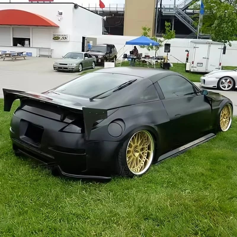 DO LUCK Fiberglass Front and Rear Trim Parts for  350Z Z33 2003-200
