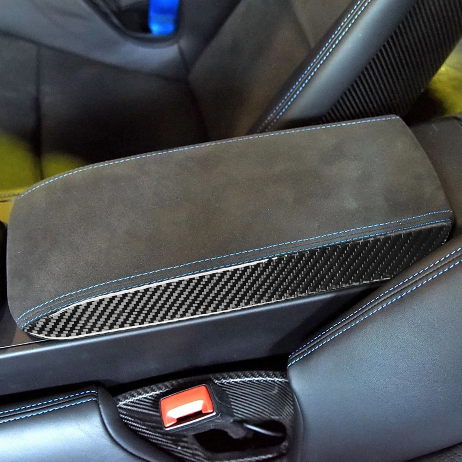 YYG For Porsche 911 992 2019—2023 Carbon Fiber Center Console Sides Panel Car Interior Accessories Cover Trim Modified Sticker