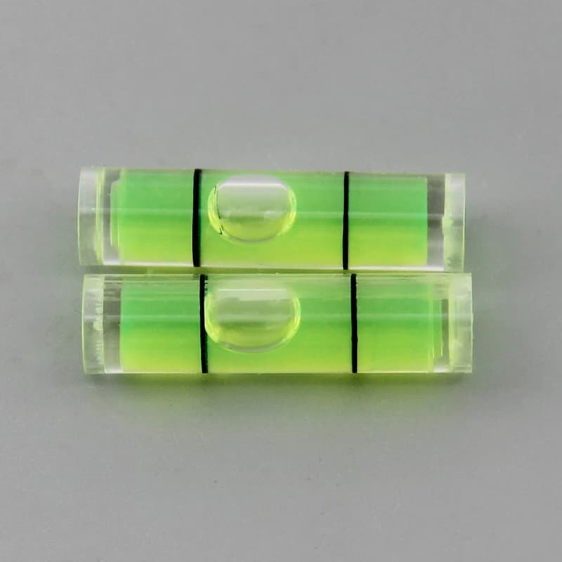 (100 pcs/batch) 8*31mm plastic spirit level bubble high precision level bubble water level meter oblique angle protractor