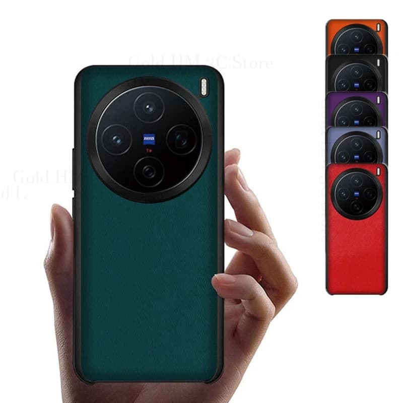 Fundas For vivo X300 X200 Pro mini Leather Shockproof Phone Case For VIVO X200S X100 X200 Ultra Soft Frame Back Protective Cover