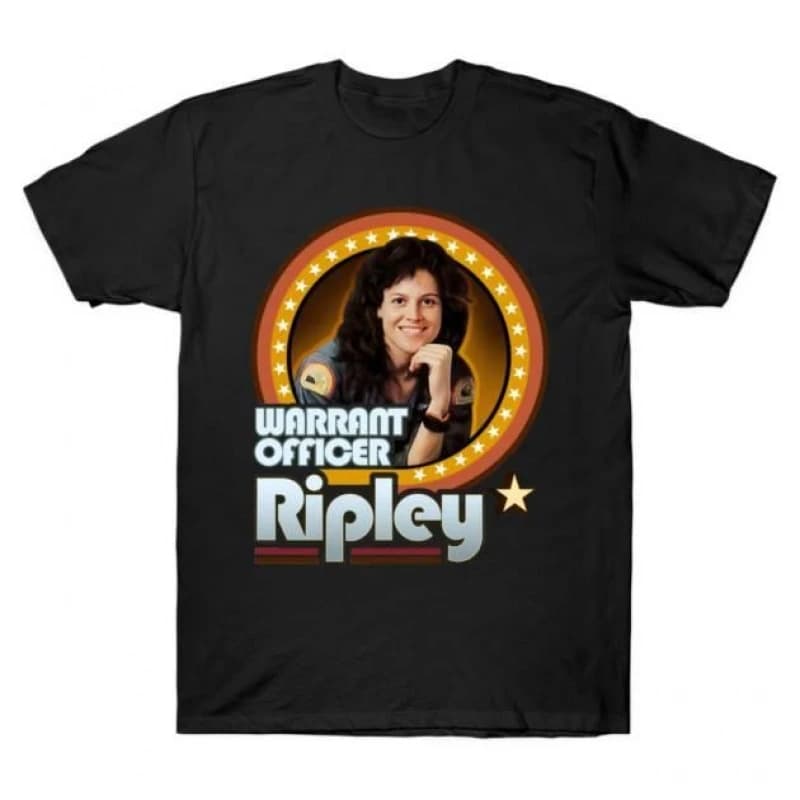 Ripley And Alien 0412 Sci-Fi Gift T-Shirt Weyland LV-426 Xenomorp Horror movie Short Sleeve Graphic clothes All size tops S-6XL