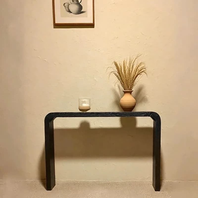 Wabi Sabi Minimalist Console Table Vintage Rustic Premium Classic Console Table Compact And Delicate Mesa Living Room Furniture