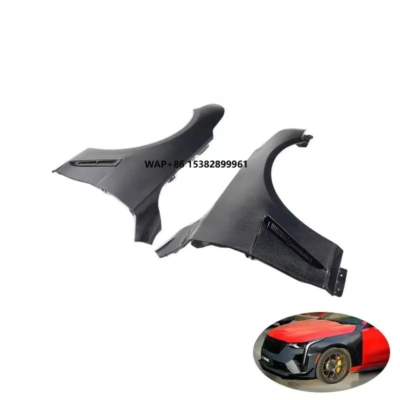 Langyu 2019+ Car Modification Exterior Fender Leaf Plate Body Part Carbon Fiber Mud Guards for  CT4 Front Side Fenders