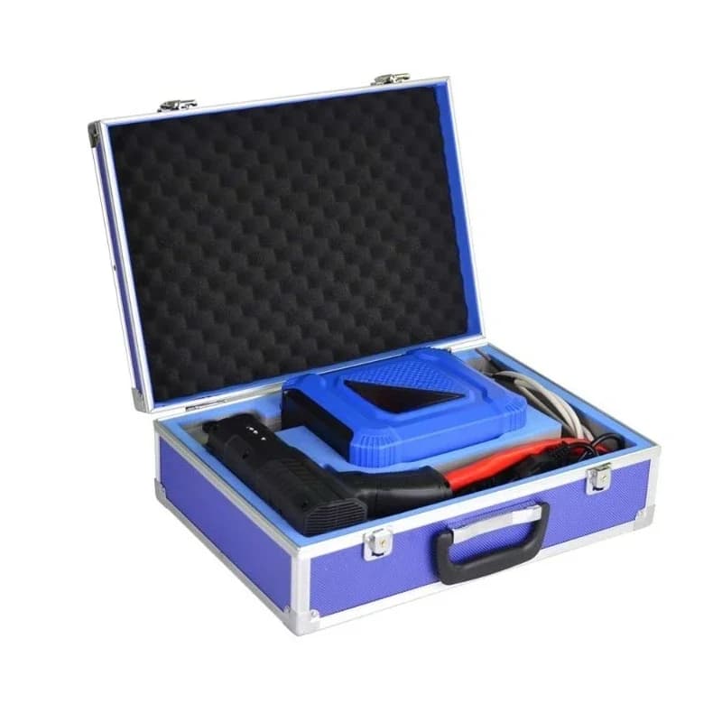Split portable heater, heater, portable heater