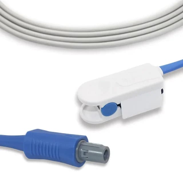 PM7000, PM8000, PM9000 Compatible with Mindray Spo2 .ing Sensor 6 Pins Reusable Adult Spo2 Sensor Finger Clip