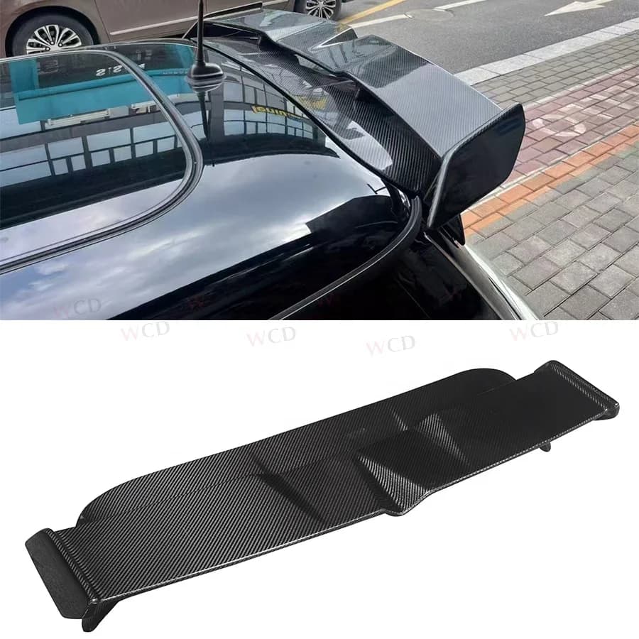 AG Type Real Carbon Fiber Roof Spoiler Rear Spoiler Wing Car Body Kit for  MINI COOPER R56 JCW
