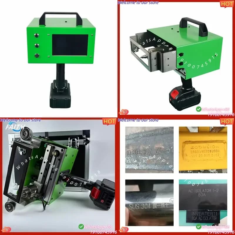 2026 Hot Sale Pneumatic Metal Aluminum Steel Car Parts Nameplate Vin Number Portable Handheld Dot Peen Marking Engraving