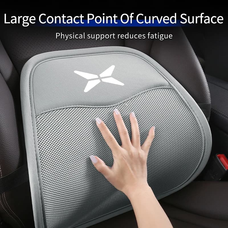New Car Seat Breathable Lumbar Support Waist Cushion Interior For Xpeng P7 G3 G3i G9 P5 X2 N5 F30 H93 Beta 2019 2020 2021