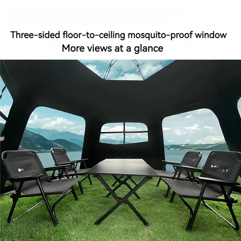 High Quality Naturehike Ango One-touch Automatic Dome Tent Hexagonal Quick Open Waterproof Sunscreen Outdoor Camping Shelter