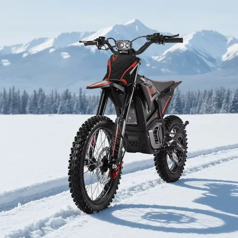 Hot Selling 5600W Geared Motor 53Mph Full Suspension Off-Road Dirt Youth Electric Mountain Dirt Bike