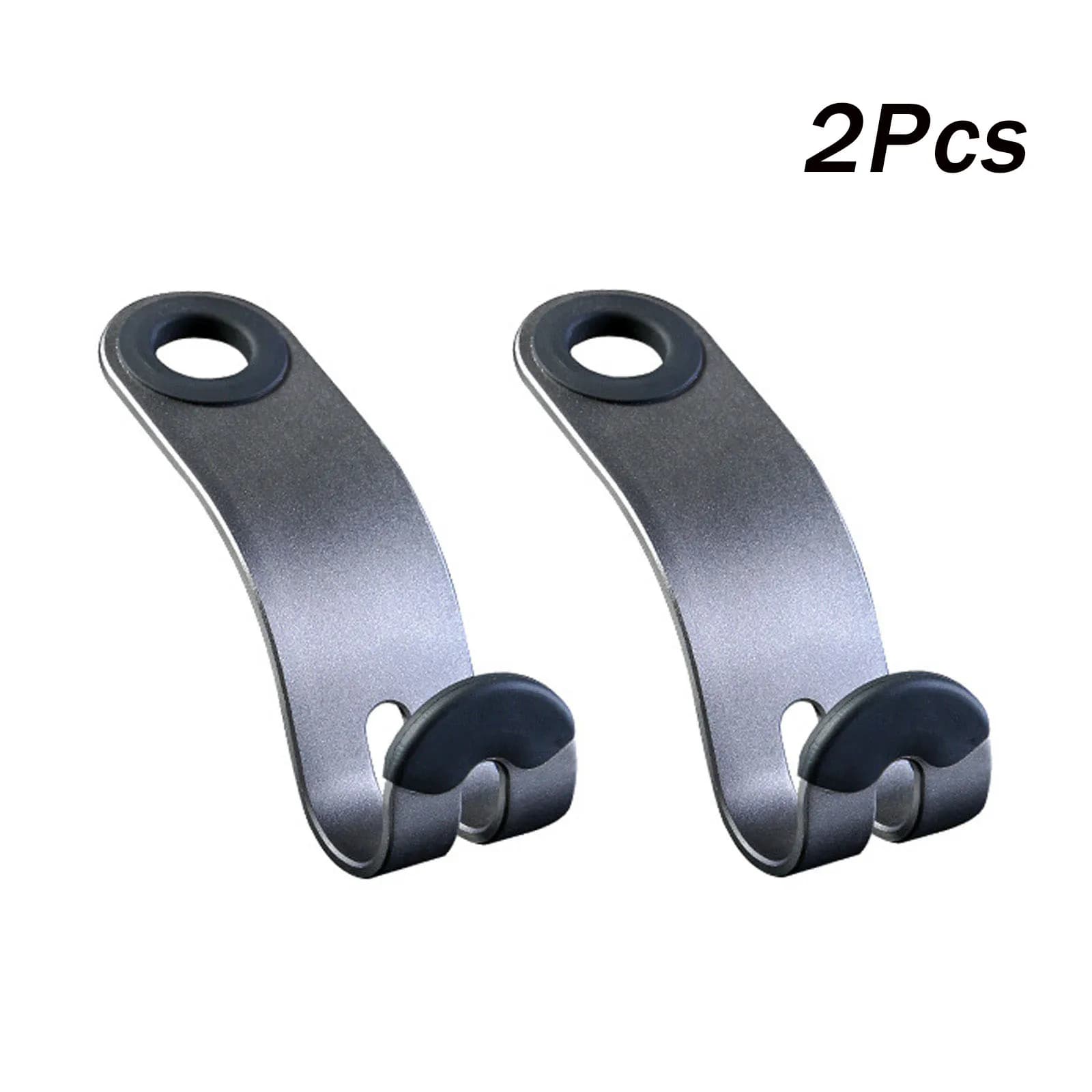 2pcs Car Seat Headrest Hook Hanger Storage Organizer Alloy Car Wallet Holder For Auto Rear Seat Organizer Hanger Storage Holder