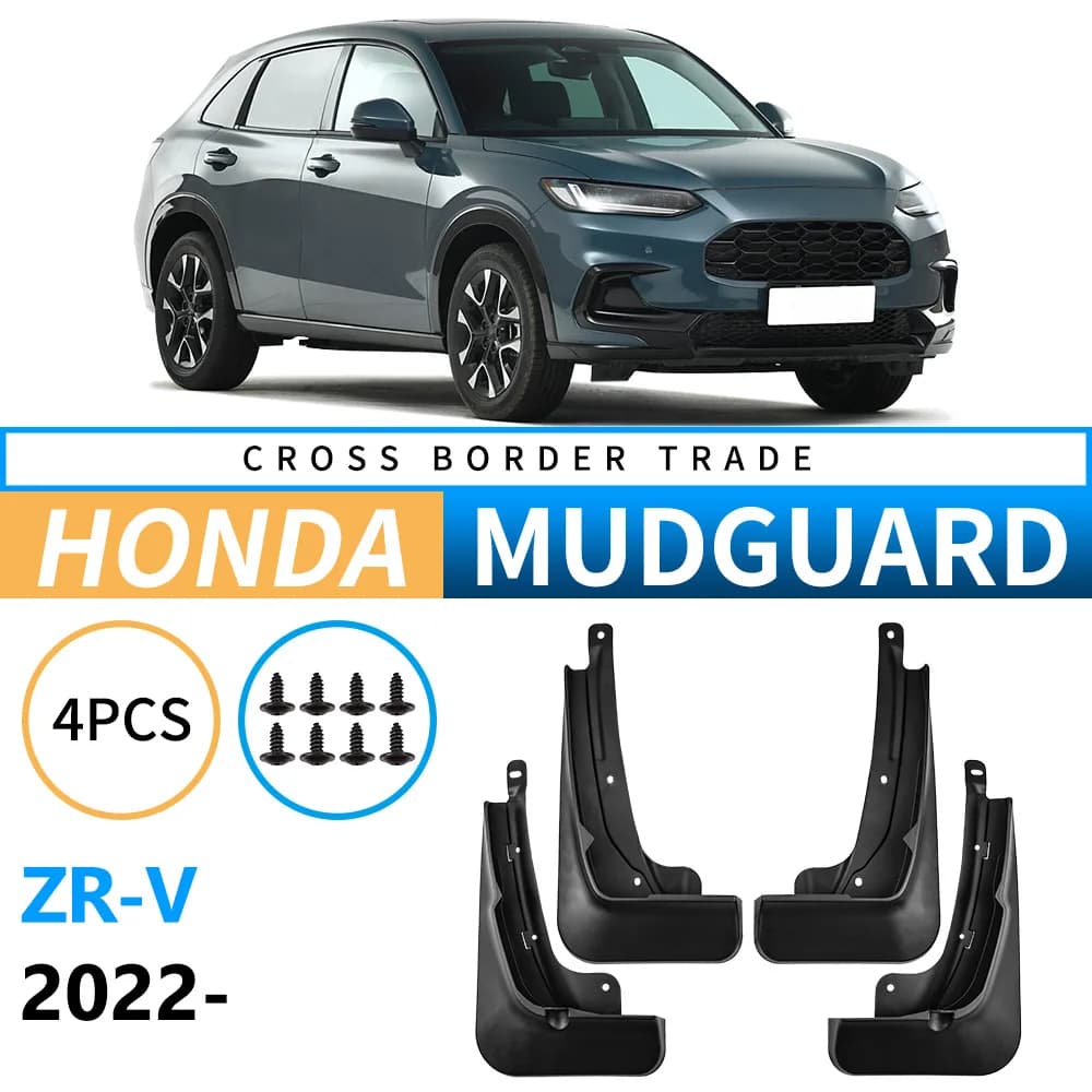 Car Auto Mud Flaps Splash Guards Fender Mudguard for Honda ZRV 2022-2024 Anti Sand Anti Gravel