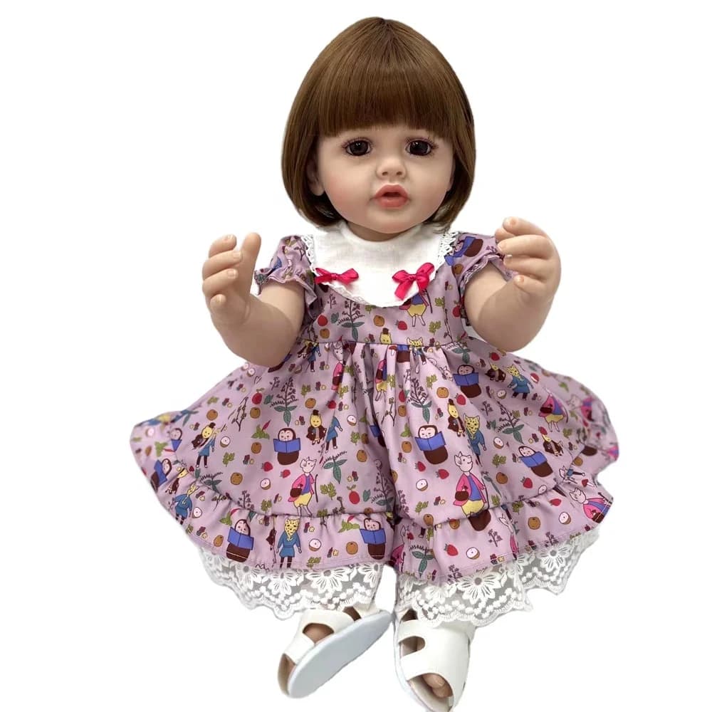 Factory Fancy Birthday & Christmas Gift Lifelike Full Silicone Reborn Baby Dolls Life Size Vinyl Baby Doll