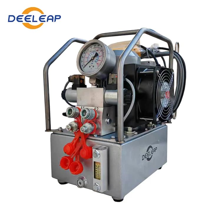 High-Pressure 700bar 2-Stage Double Acting Electric Hydraulic Torque Wrench Pump PED204 Special Hydraulic Torque Wrench Pump Kit