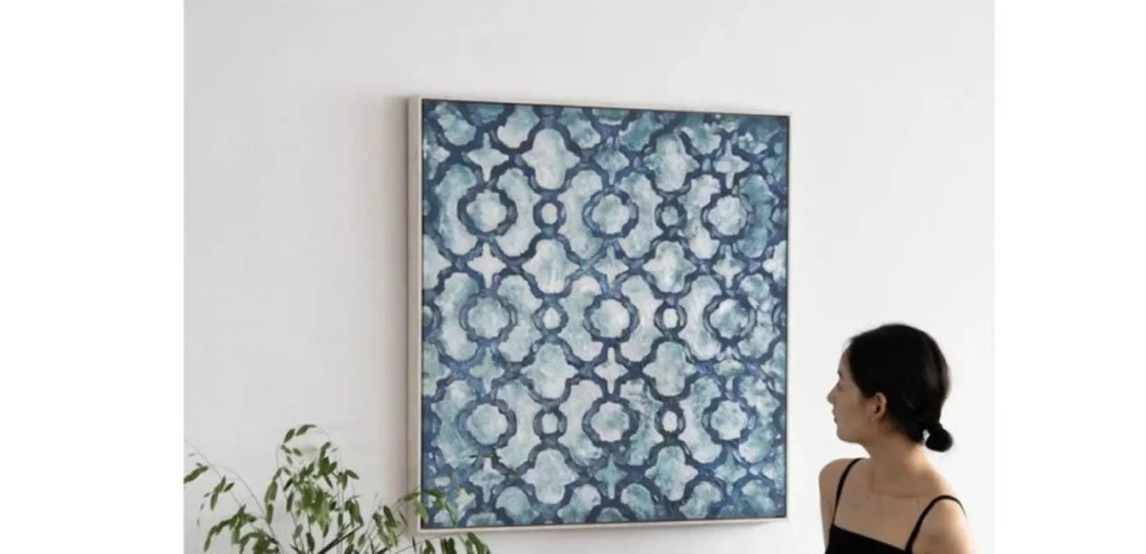 Pure hand-painted oil painting | Rich Begonia window | Minimalist Chinese living room decoration painting