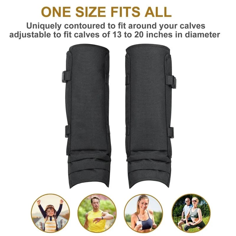 Jungle Calf Defensive Wrapping Cover, Adjustable Fastening Strap Anti‑Piercing Gear For Wild‑land Hiking And Field‑site Activiti