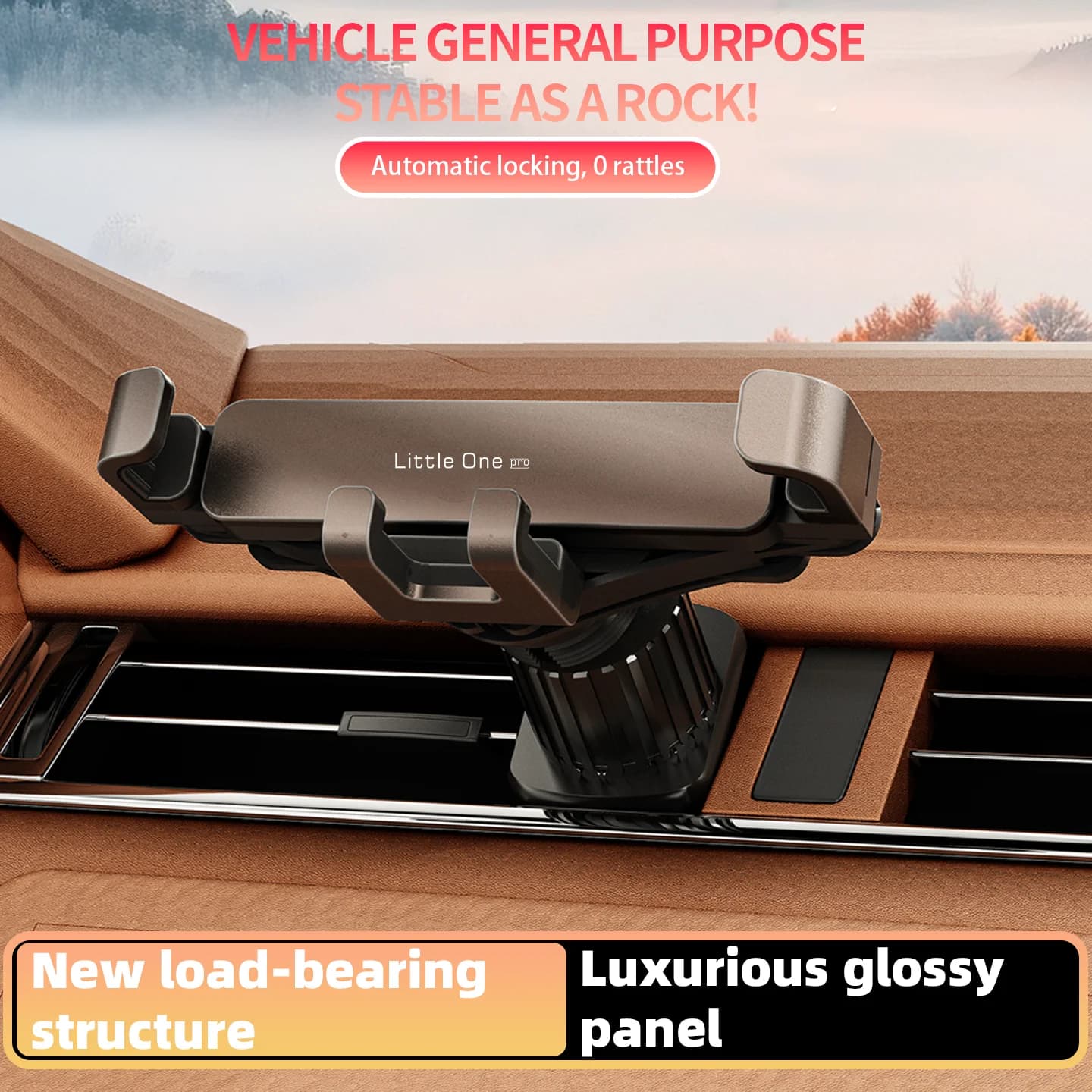 Mobile phone car mount air outlet special car support advanced navigation fixed car suction cup type car mount 2026 new model